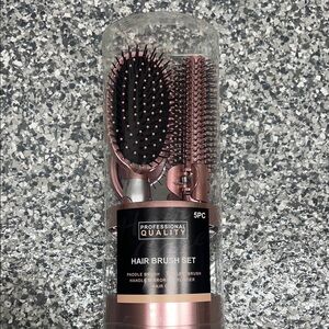 Pink Hair Brush Set